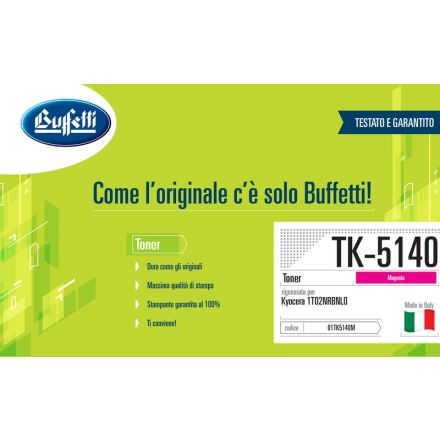 Kyocera Toner - Compatibile Rigenerato TK-5140 1T02NRBNL0 - Magenta - 5.000 pag