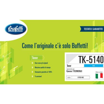 Kyocera Toner - Compatibile Rigenerato TK-5140 1T02NRCNL0 - Ciano - 5.000 pag