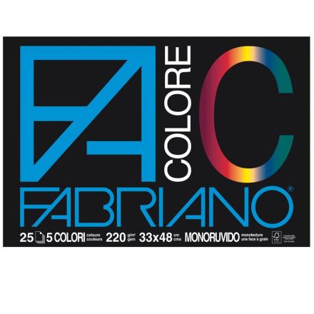 Album da disegno Fabriano Colore - 33x48 cm - 25 fogli - 220 g