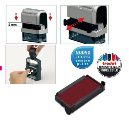Cartucce di ricambio Trodat - rosso - 1492 (conf.3)