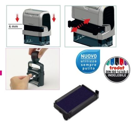 Cartucce di ricambio Trodat - blu - 1491 (conf.3)