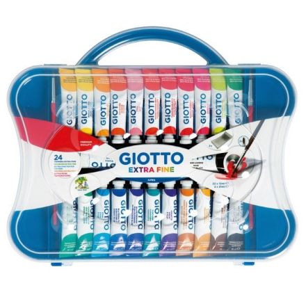 Tempera in tubetto 12 ml - Astuccio 24 pezzi - da 3 anni in poi