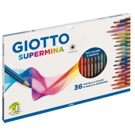 Pastelli Supermina - Tratto 3,8 mm - Astuccio 36 pezzi