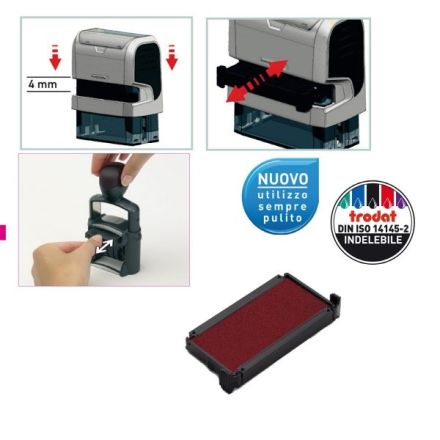 Cartucce di ricambio Trodat - rosso - 1495 (conf.3)