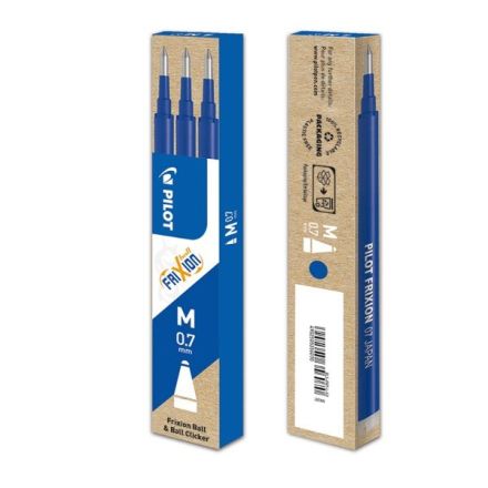 Refill per penna a sfera cancellabile Frixion Ball - blu - Tratto fine
