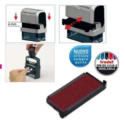 Cartucce di ricambio Trodat - rosso - 1499 (conf.3)