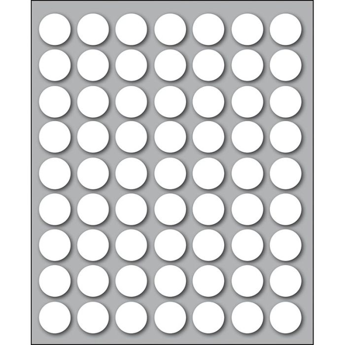 Etichette Rotonde Autoadesive - 2400 Pezzi, 40 Mm, Bianche, Per Marmellate E Organizzazione