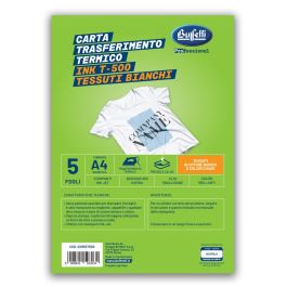 10 X T Shirt A4 Ferro Da Stiro Per Carta A Trasferimento Termico Su Stampa A Getto Dinchiostro Di Tessuti Leggeri A Caldo - Foto 2