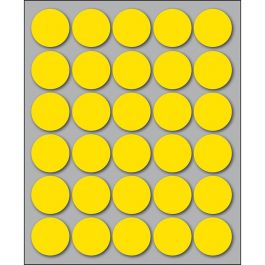 Etichette Autoadesive Tonde Trasparenti - Diametro 25mm, 102 Pezzi, Adesivo Permanente